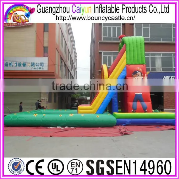 Double Arch Inflatable Water Slide With Big Pool photo-3