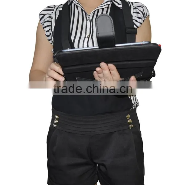 pu Leather Tablet Case Cover for Microsoft Surface Pro 3 With Shoulder Neck Strap LOGO Custom Shenzhen photo-4