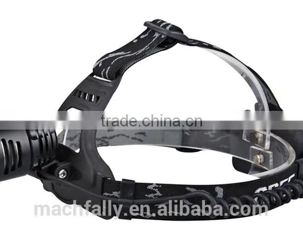 Machfally 2015 Multi-function Headlamp XML_T6 Flat Head High Power Headlamp Removable Headlamp