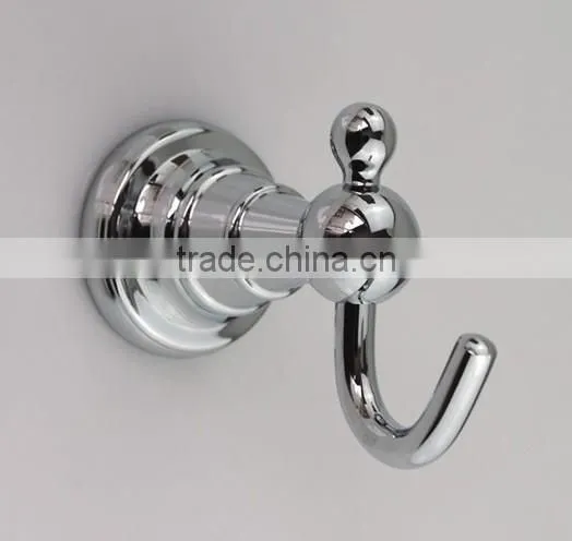 fashion Brass Chrome Bath Robe Hook, clothes hook, hat hooks Bathroom accessories