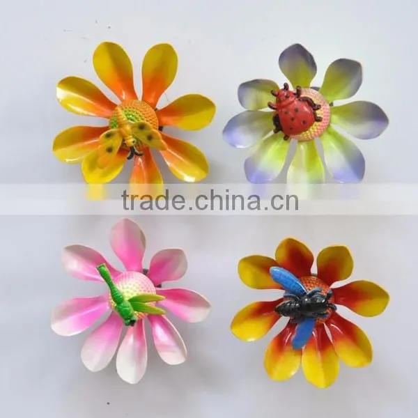 5 Inch Plastic Peony Flowers Refrigerator Magnet photo-4