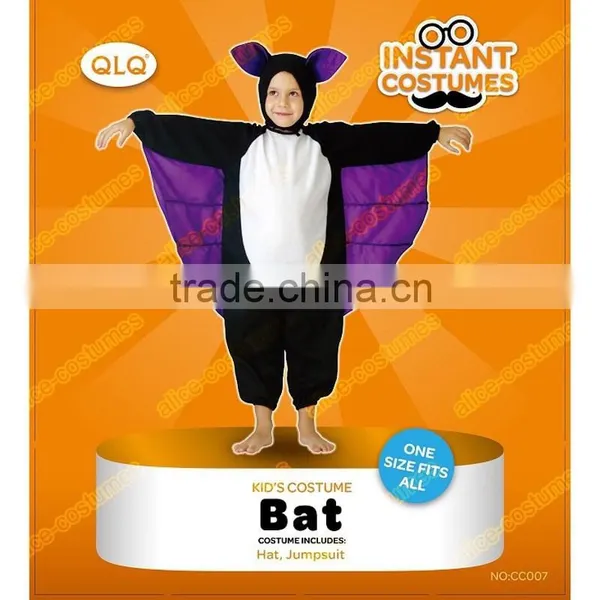 Kids Bat Costume for Halloween Carnival Party Children Animal Mardi Gras Costume