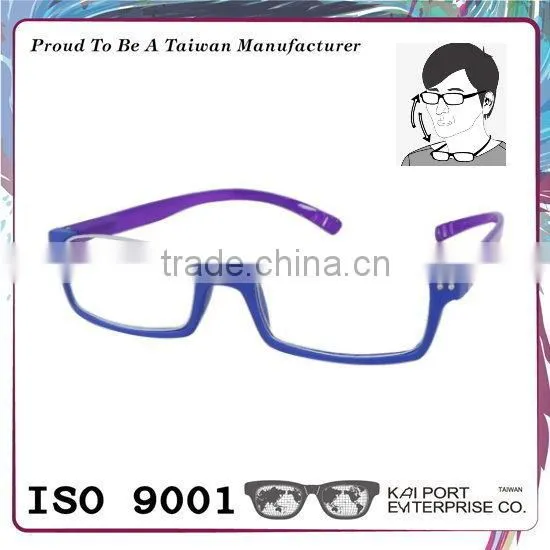 Hang Neck and Half-rim Mat Coating Reading Glasses photo-3