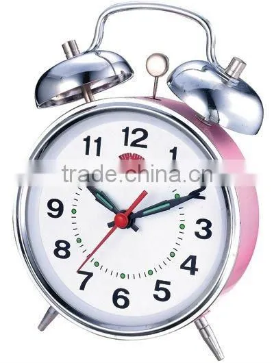 4 Inch Metal Case Mechanical Alarm Clock Movement, Desktop Clock Mechanism, Bedside Clock photo-2