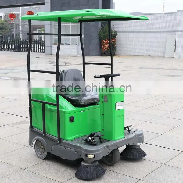 Multifunctional Industrial Electric Ride on Street Sweeper (DQS12A) photo-4