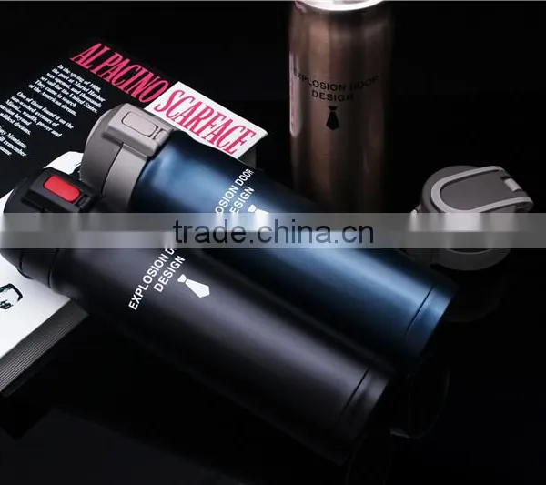 High Quality One Touch Lock Lid Insulated Stainless Steel Water Bottle Quality Choice photo-5