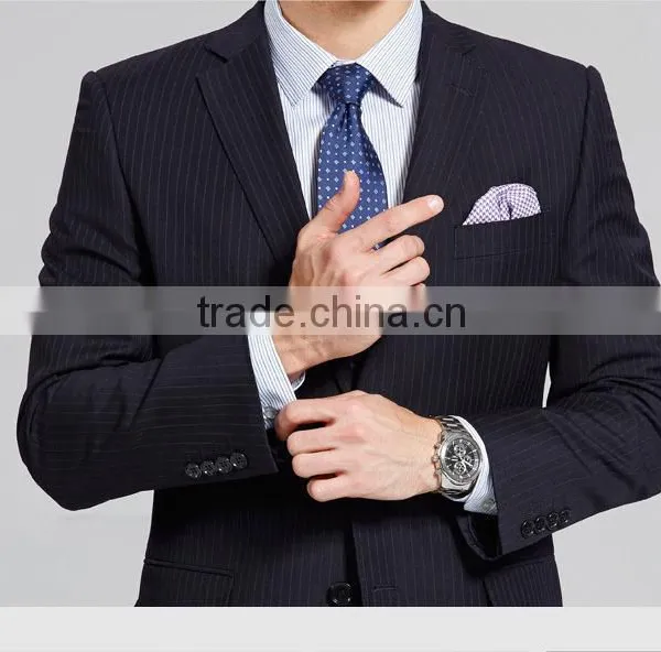 High Quality Men's Business Suits Jacket Blazer and Pants photo-4