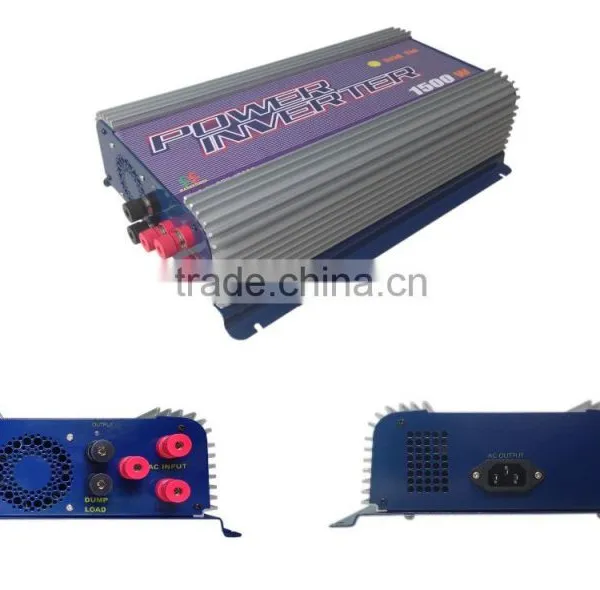 1500W Wind Power Grid Tie Inverter,on Grid Inverter,Model SUN-1500G-WAL photo-2