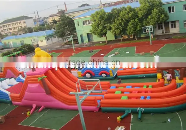 2014 Super Long Outdoor Adult Inflatable Obstacle Course for Sale photo-5