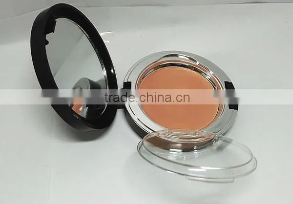 2015 Best Selling Wet Mineral Touch Foundation Natural Face Powder Waterproof Makeup Face Pressd Powder With Mirror photo-3