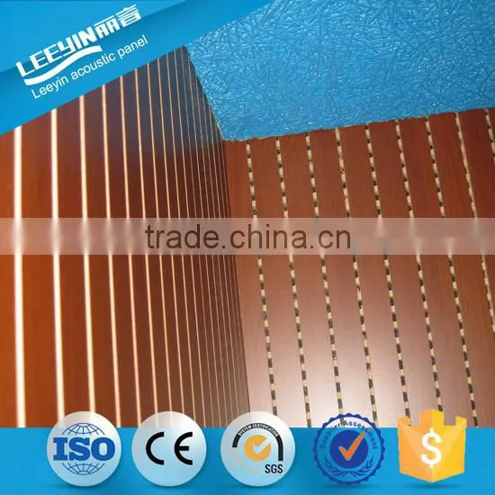 Noise Control Board Ceiling Acoustical Panels Grooved Boards