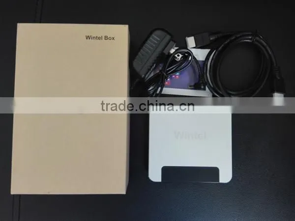 Wintel tv box has dual OS window 8.1 and Android 4.4 tv box Wintel tv box Wintel W8a 2GB 32GB MINI PC