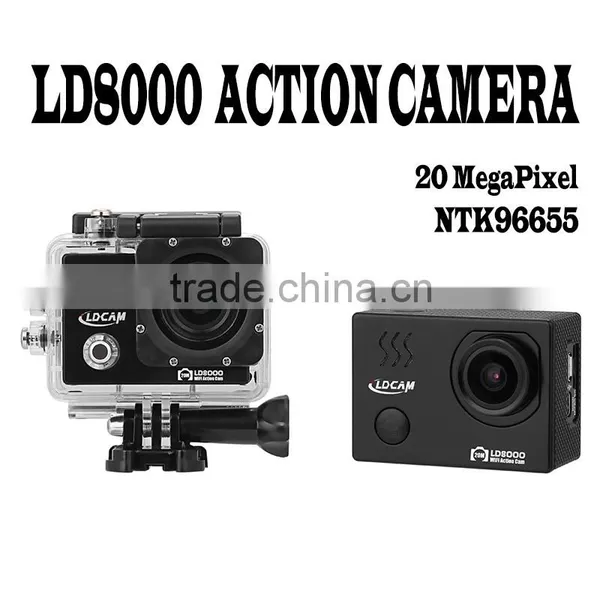 FHD1080P WIFI Action Camera 2.0inch Display 20Megapixel Action Camera