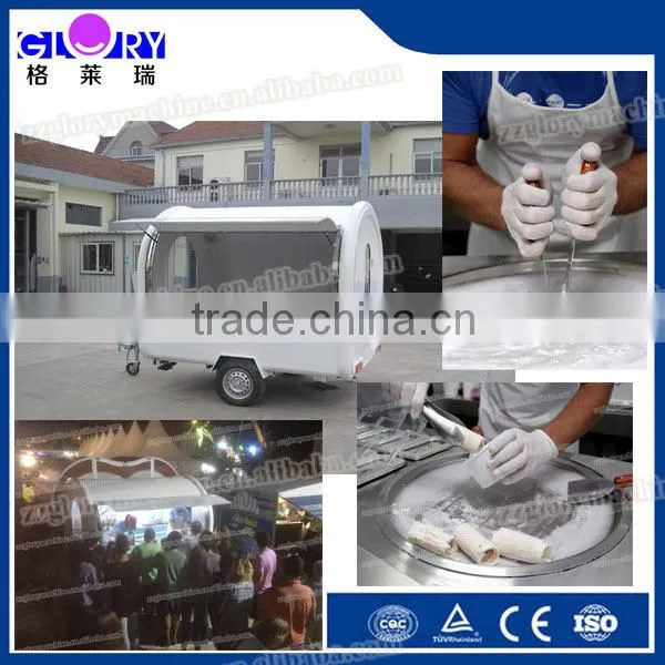 Mobile Fried Ice Cream Cart| Ice Cream Van| Food Cart Quality Choice