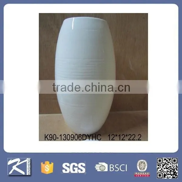 High Grade Chinese White Porcelain Flower Vase photo-4