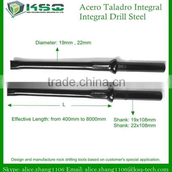 Chisel Bit Integral Drill Stell For Stone Quarry photo-3