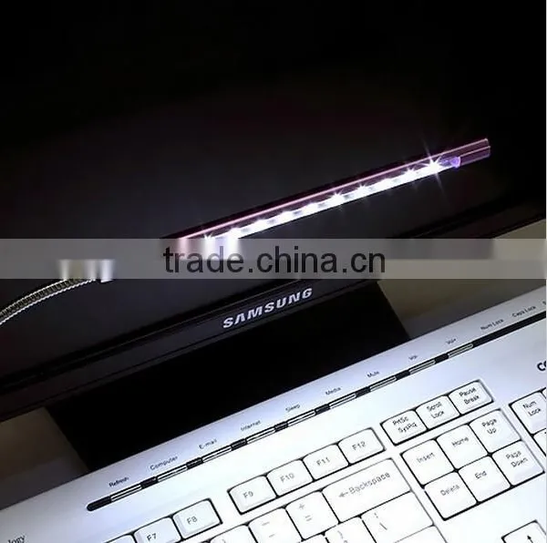 Metal USB LED Light Lamp 10LEDs Flexible Variety of Colors for Notebook Laptop PC Computer photo-5