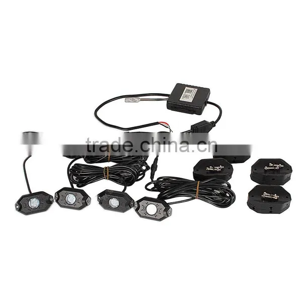 Hot Selling 4x Off-Road Jeep Truck LED Rock Underbody Light Trail Rig Waterproof Fender Lamp photo-3