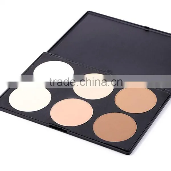 Hot Sale Pressed Powder Foundation Highlight Cosmetic Shading Powder Compact photo-6