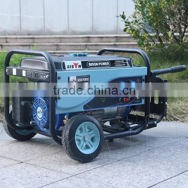BISON(CHINA) 6.5hp Gasoline Generator 168F Engine Cheap Portable Generator photo-5