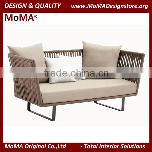 MA105H High End Custom Make Outdoor Rattan Sofa Set For Hotel Living Room Hotel Resort Furniture photo-3