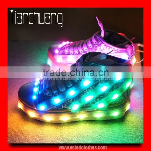 Full Color Adult Led Shoes,battery Led Shoe,customize Led Dance Shoes