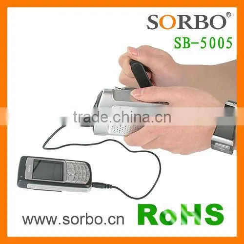 Home Portable am fm Radio, am fm Portable Radio Dynamo Hand Cranking photo-6