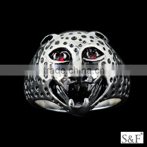 146037 Male Jewellery Boxes Wholesale Spikes Stainless Steel Ring