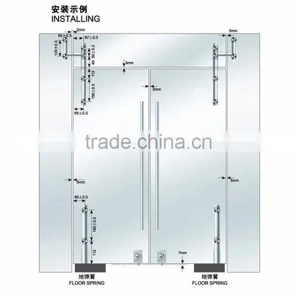 Super Quality Bathroom Glass Door Patch Fitting Price Railing Hardware Quality Choice photo-4