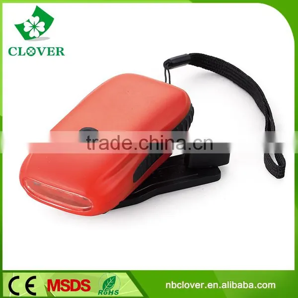 High Brightness 3 Led Dynamo Mini Hand Crank Torch Light photo-3