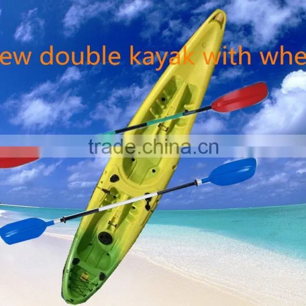 New 2 Person Kayak With Wheel,kayak Paddle,sit on Kayak , photo-4