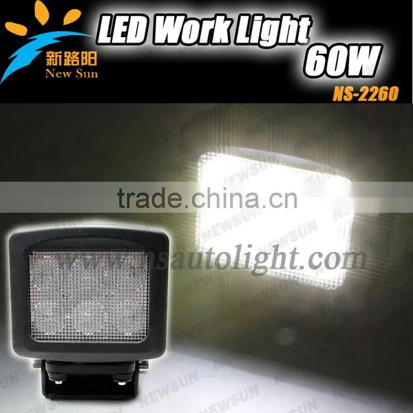Newest 60w Led Work Light C Ree Led Driving Light Led Offroad Light For 4wd For Jeep Truck