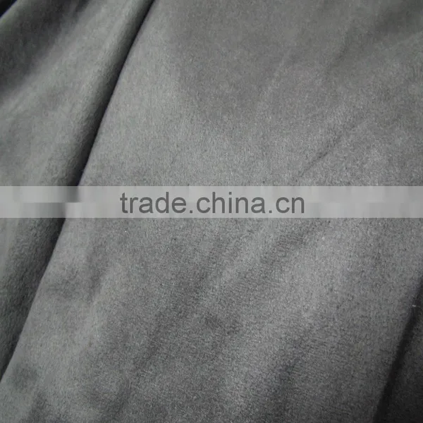 Sea Island and Polyester Suede Knitted Textile Fabric