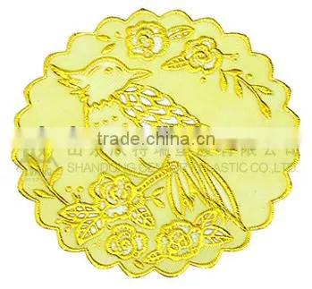 PVC DOILY-LX-2312A Table Mat 12X12CM photo-4