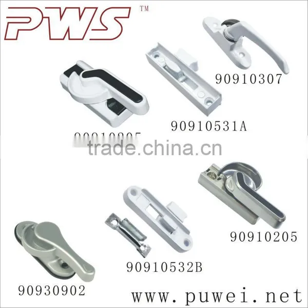 Hardware for PVC Window and Door- Multipoint Door Lock/Mortise Lock Window Handle Crescent Moon Lock, Sliding Roller Wheels photo-5