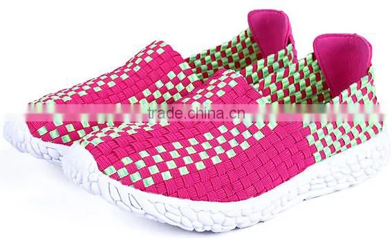 Trendy Woven Elastic Comforable Handmade Shoe Sport Shoe photo-2