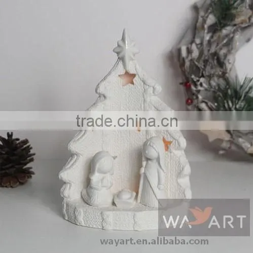 Holy Ceramic Christmas Nativity Mangers photo-2