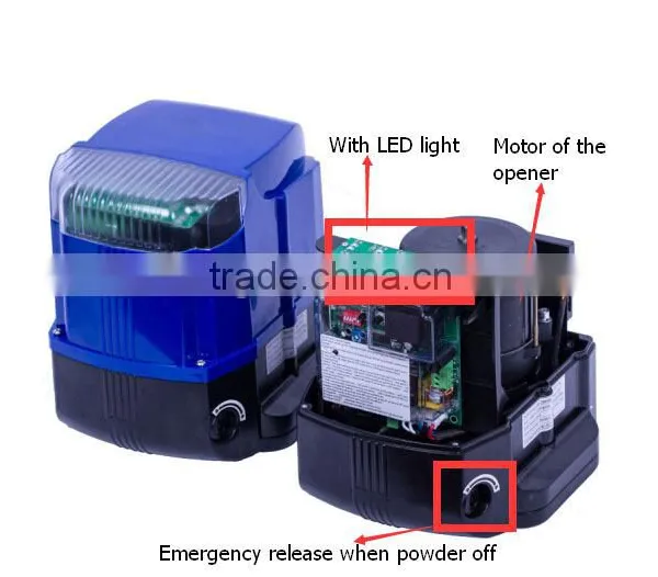 LOW COST 1600KGS REMOTE CONTROL Sliding Gate Motor photo-3