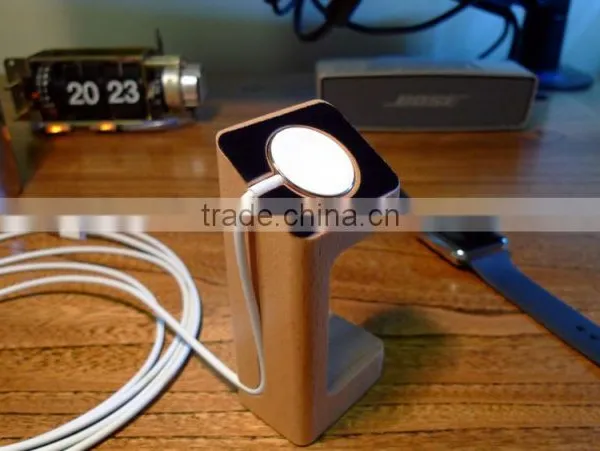 2015 Fashion Style Wooden Charging Stand For Apple Watch. photo-3