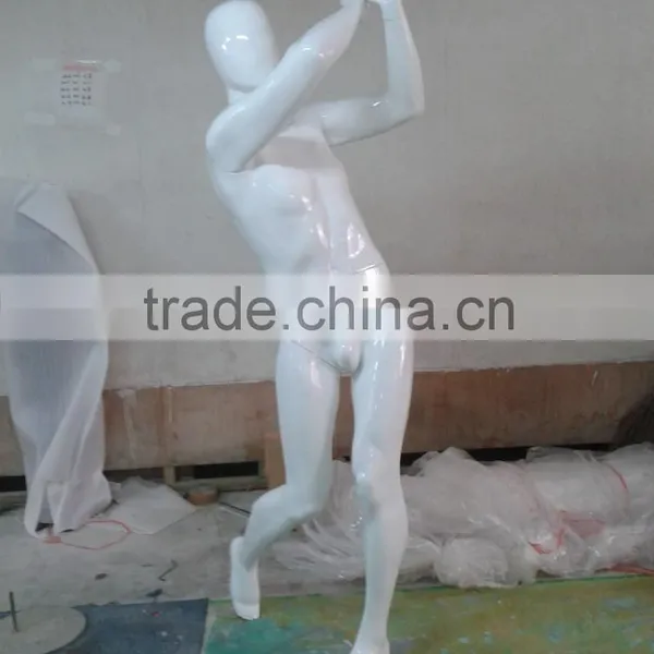 Lifelike Male Golf Mannequin for Athletic Garments Display photo-2