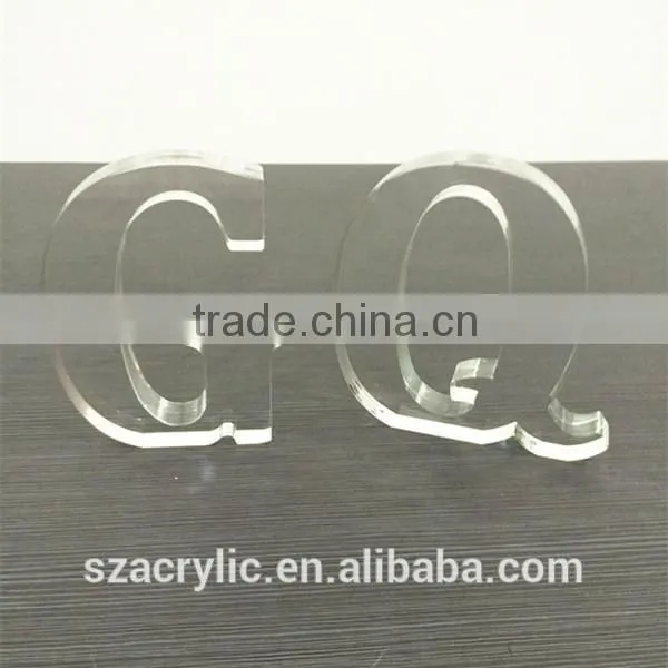 Thick Acrylic Alphabetical Letter Freestanding photo-2