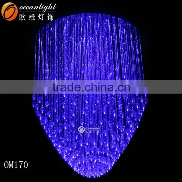 Romantic Rose Sky Optic Fiber Lamp Ceiling/Wall Fixture Flower Night Light Pendant Lamp Fiber Optic Decoration for Kids - OM163 photo-4