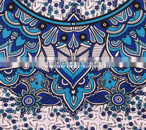 Ethnic Indian Elephant Mandala Gypsy Tribal Hippie Wall Decor Bohemian Tapestry photo-5