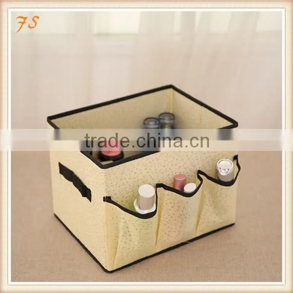 Yiwu New Products Sundries Organizer Non Woven Cosmetic Storage Box photo-3