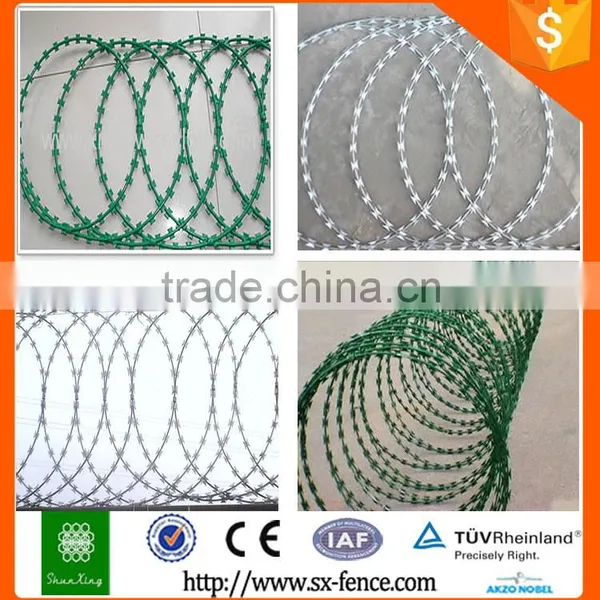 Galvanized Razor Blade Wire / Concertina Razor Wire photo-4