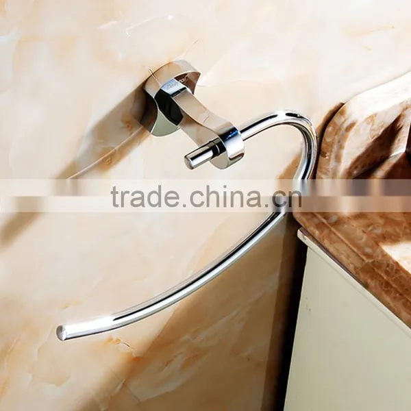 50860 Batnroom Accessory Brass Towel Ring Fashion Hotel Use Clean Cloth Ring Contracted Towel Holder photo-6