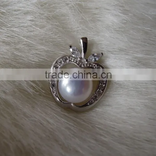 Precious Semi Mounting Pearl Pendant Sterling Silver Jewelry Hot Sale photo-2