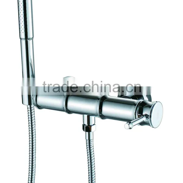 Chrome Bamboo Brass Shower 13/H6219