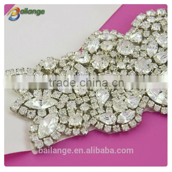 2016 Fashion Wedding Dress Bling Bling Decorative Rhinestone Design Guangzhou Wholesales photo-3