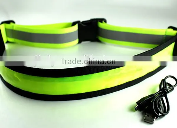 The Bright LED Safety Light Sport Running Belt